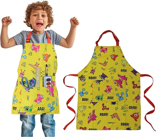 Kids Apron - cooking, gardening, artist, painting, cleaning, baking, pottery, chef, kitchen - gift boys, girls