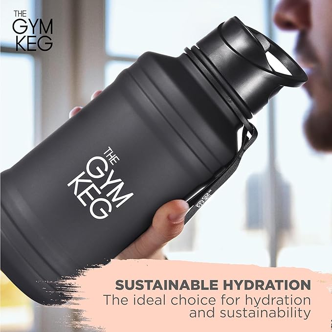 THE GYM KEG Stainless steel water Bottel_ Keg Stainless Steel Bottle - Leak-Proof, Insulated Beverage Container for Hot & Cold Drinks - Durable, Versatile & Kid-Safe - New