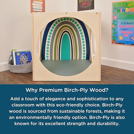 Angeles Tranquility Cube Reading Nook, Wooden