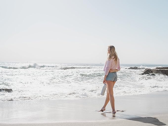 Coldest Sports Water Bottle with Straw Lid Vacuum Insulated Stainless Steel Metal Thermos Bottles Reusable Leak Proof Flask for Sports Gym (40 oz, Forever Pink Glitter)