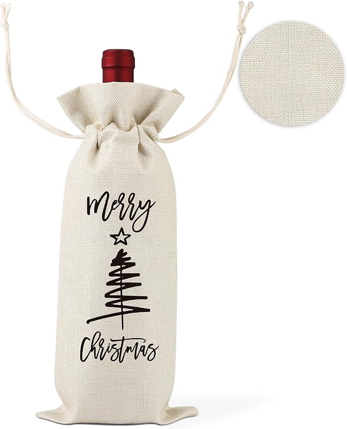 Christmas Wine Gift Bags,Pairs Well With Christmas,Christmas Wine Bags,Wine Gift Bag,Christmas Drawstring Wine Bag,Christmas Party Favors,Holiday Party Favors,1 Drawstring Gift Wine Bag,Q31