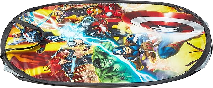 Idea Nuova Marvel Avengers Pop Up Storage and Laundry Hamper, 21" H x 13.5" W X 13.5" L,NN240584