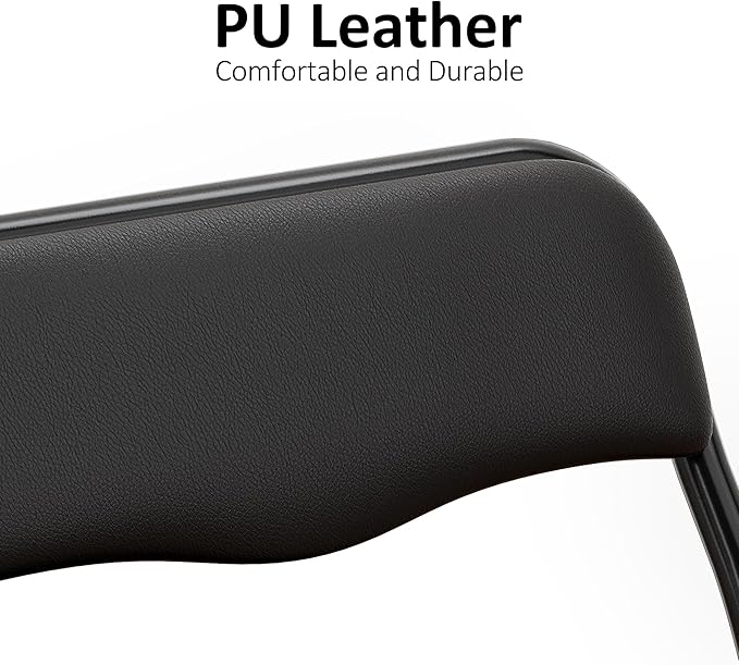 IDEALHOUSE Boys and Girls Folding Table and Chairs Set of 3, Portable Table and Chair with Pu Soft Cushion,Suitable for Eating,Reading and Playing