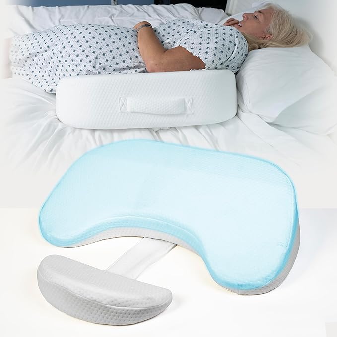Bedsore Positioning Pillow for Bedsore Prevention and Faster Recovery - Heat Regulating Bedsore Cushion for Butt Lifting and Easy Positioning - New Anti-Slip Design with Non-Skid Removable Cover