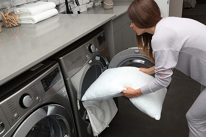 OVA - Queen Size Tri-blend memory foam hypoallergenic pillow, Cooling cover, Firm or Soft Customizable. Machine washable, 100% Made in The U.S.A. 60 Day Risk free trial! (2 Pack, Queen)