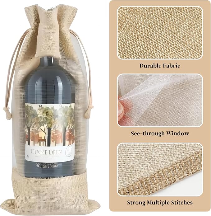 comfit 70th Birthday Birthday Wine Gift Bag, Birthday Party Decoration Wine Bag Gifts, Happy Birthday decor, Pairs Well with Celebrating Birthday Wine Bag for Her Him