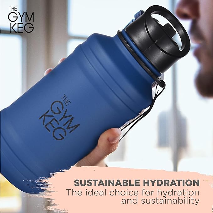 THE GYM KEG Stainless steel water Bottel_ Keg Stainless Steel Bottle - Leak-Proof, Insulated Beverage Container for Hot & Cold Drinks - Durable, Versatile & Kid-Safe - New
