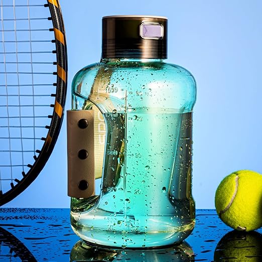 Hydrogen Water Bottle 50oz 1.5L Large Capacity Hydrogen Water Bottle Generator, shatterproof, Suitable for Gym, Playground and Outdoor scenarios, Hydrogen Concentration up to 1600ppb,Green