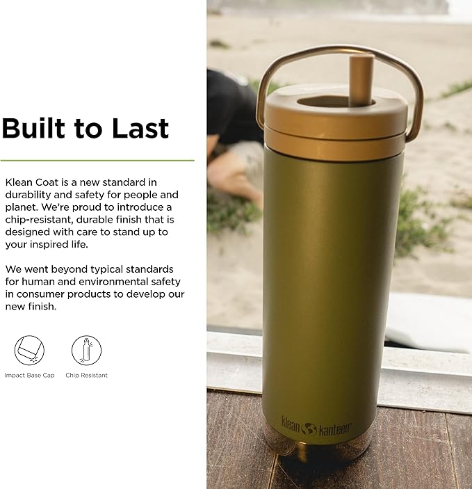 KLEAN KANTEEN Wide Twist Cap Bottle 16oz, 1 EA