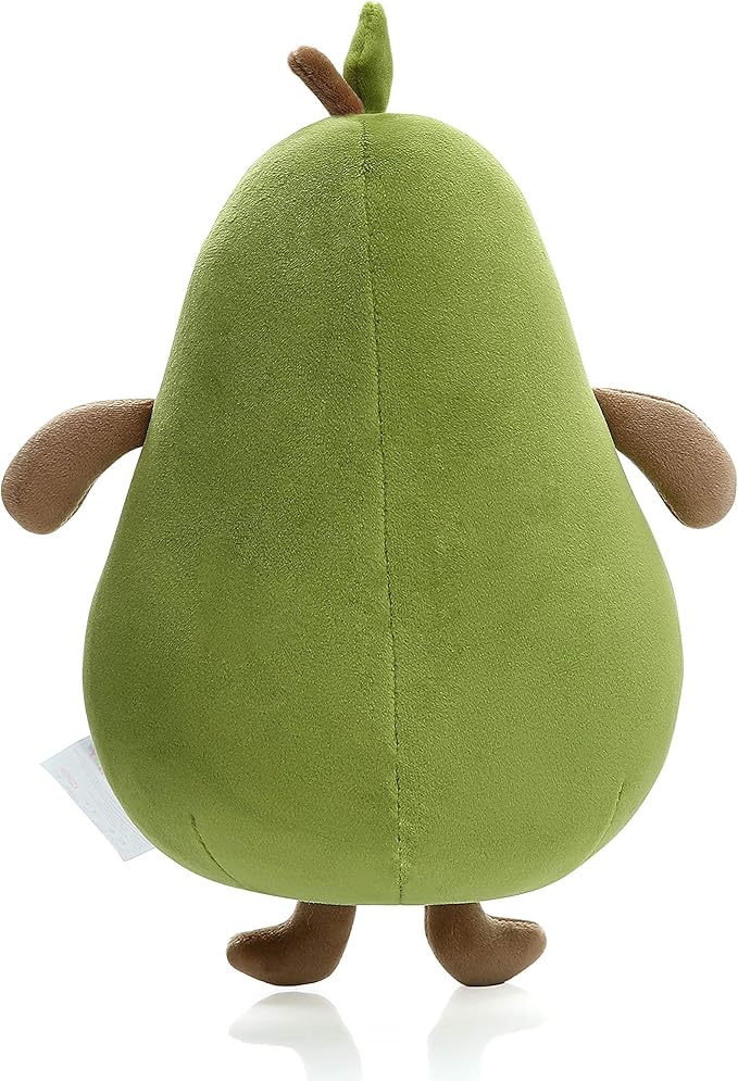 Niuniu Daddy Avocado Stuffed Animal 11.5 inch Plushies Squishy Snuggle Plush Toys Soft Kawaii Food Shaped Plushie Fruit Series Hugging Pillow for Kids/Toddlers/Teen