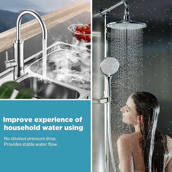 Membrane Solutions 5 Micron Pleated Polyester Sediment Water Filter 10"x2.5" Replacement Cartridge Universal Whole House Pre-Filter Compatible with W50PE, WFPFC3002, SPC-25-1050, FM-50-975 - 4 Pack