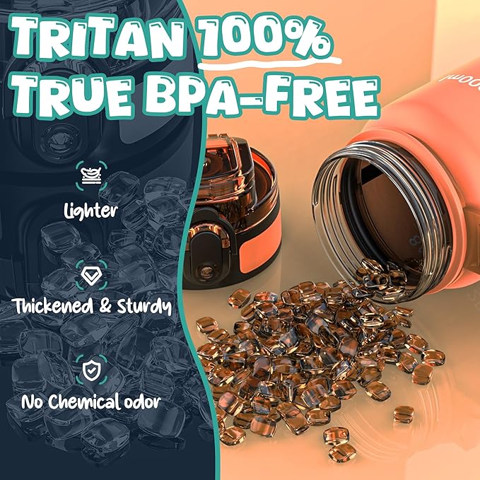 OLDLEY Kids Water Bottle for School, 17 oz (2 lids) BPA-Free Reusable Leak-proof Durable Tritan Plastic Water Bottles with Straw & Chug Lids, Anti-dust Spout Cover (Sunflower)