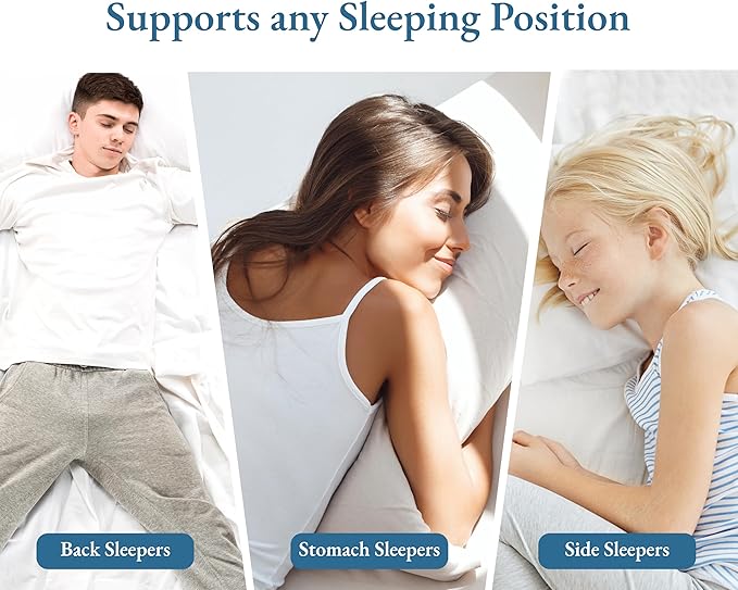 California Design Den 2-Pack Bed Pillows Queen Size Set of 2 for Sleeping, Cooling Luxury Hotel Pillows, for Back, Stomach or Side Sleepers