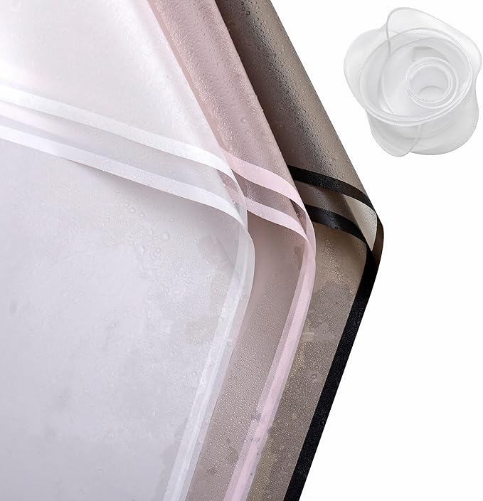 fondleadmiringly 30 sheetsFlower Wrapping Paper, Flower Shop Paper, Waterproof Wrapping Paper, semi Transparent Wrapping Paper