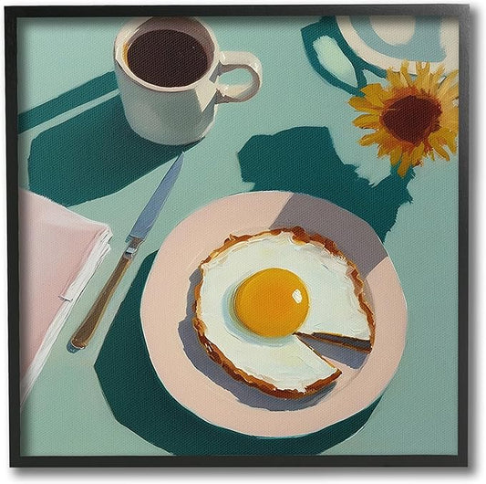 Stupell Industries Kitchen Brunch Meal Framed Giclee Art by Walker Noble