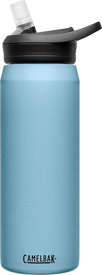 CamelBak eddy+ Water Bottle with Straw 25oz - Insulated Stainless Steel, Dusk Blue