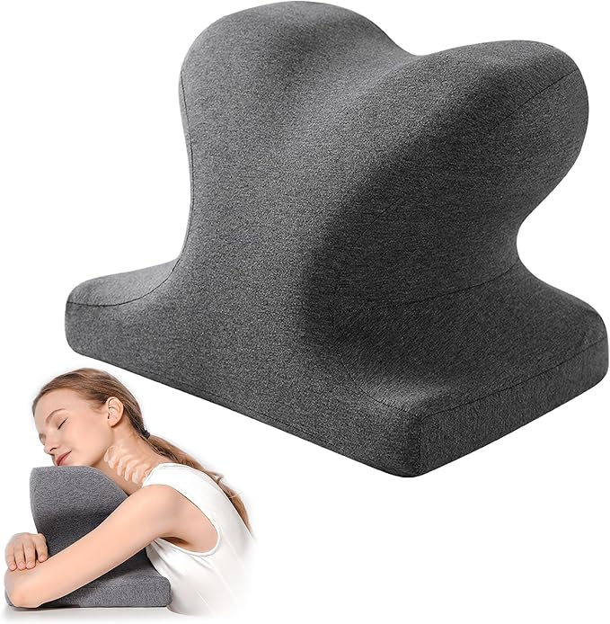 Extra High Desk Napping Pillow, Office Desk Napping Pillow, Neck and Back Support Desk Napping Pillow, Cervical Pillow, Calming Stress Relief Desk Hug Pillow, Ergonomic Memory Foam Napping Pillow