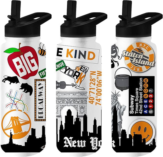 Logo Brands New York City 34oz Native Quencher Bottle