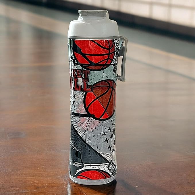 Kids Water Bottle with Chug Lid & Easy Carry Handle | 24oz BPA-Free Tritan Bottles with Leakproof Cap | Reusable & Durable for Girls, Boys, School & Sports | Made in USA