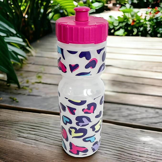 50 Strong Kids Water Bottle | 22 oz. BPA- Free Sports Squeeze Water Bottles with Pull Top Cap |Perfect Water Bottle for School | Reusable & Durable for Boys & Girls | Made in USA