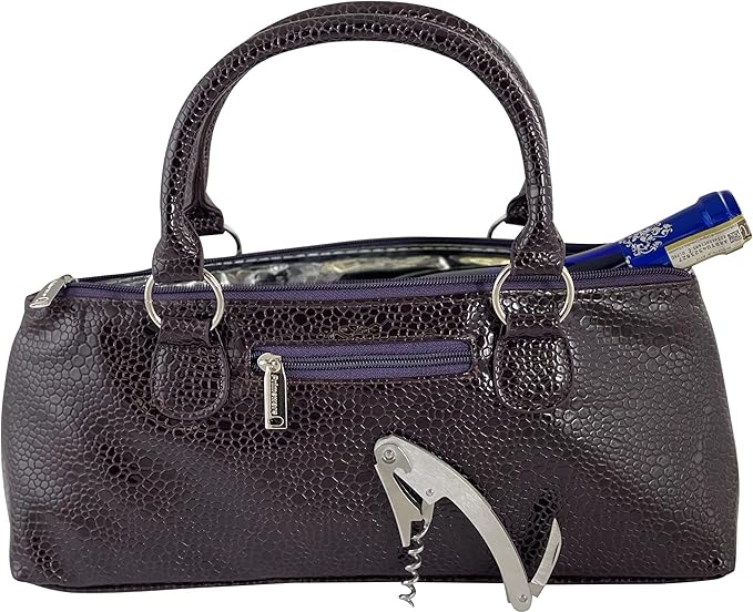 Clutch Insulated Single Bottle Wine Tote