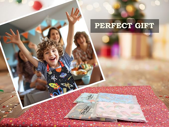 Kids Apron - cooking, gardening, artist, painting, cleaning, baking, pottery, chef, kitchen - gift boys, girls