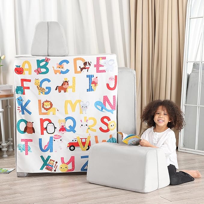 Play Panels for Kids Foam Play Couch, Funny ABC