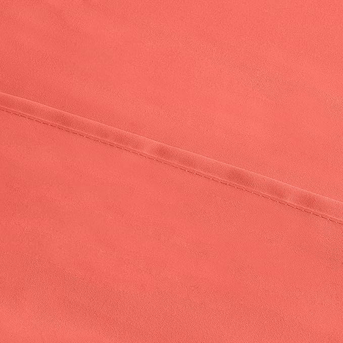 Utopia Bedding King Pillow Cases - 2 Pack - Envelope Closure - Soft Brushed Microfiber Fabric - Shrinkage and Fade Resistant Pillow Covers 20 X 40 Inches (King, Coral)