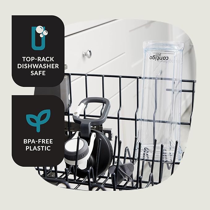 Contigo Shake & Go Fit 2.0 Tritan Water Bottle 28oz., Salt