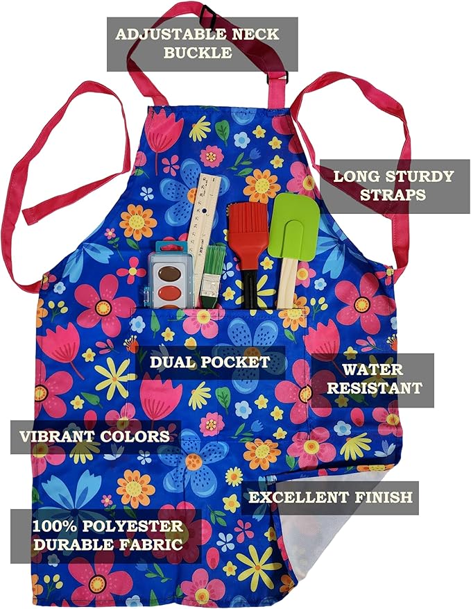 Kids Apron - cooking, gardening, artist, painting, cleaning, baking, pottery, chef, kitchen - gift boys, girls