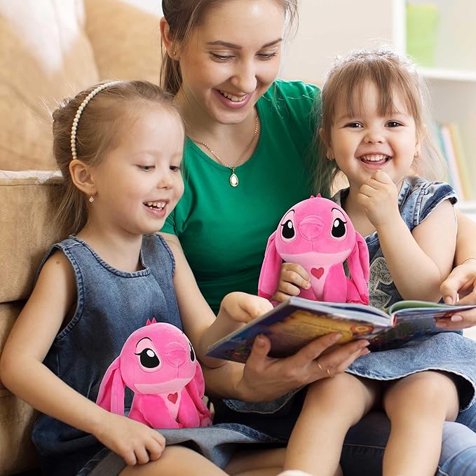 8 Inch Pink Monster Plush - Pink Cartoon Plush Alien Monster Plush Soft Stuffed Animal Plushies Pillow Room Decorat Party Favor Gifts for Boys Girls