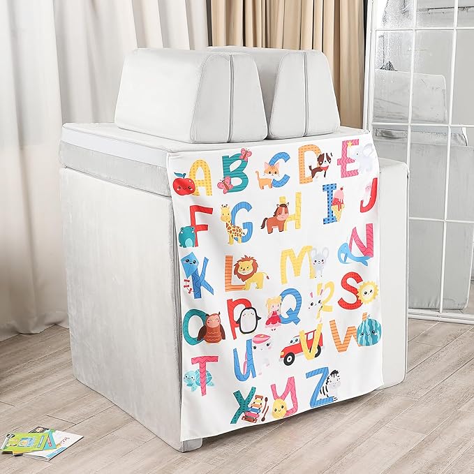 Play Panels for Kids Foam Play Couch, Funny ABC