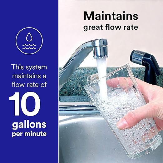 Filtrete High Performance Whole House Sanitary Quick-Change Filter System 4WH-QCTO-S01, Large Capacity