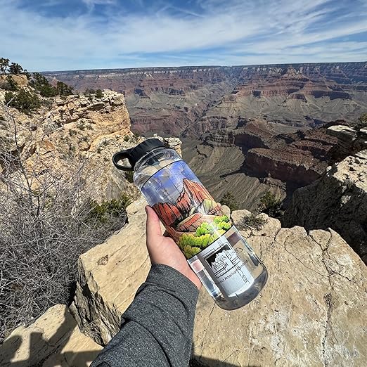 Epic Water Filters Nalgene OG Sustain Tritan USA Made Water Bottle and 75 Gallon Filter - Removes 99.99% of Water Impurities, 48oz, Access Fund 2024 Special Edition