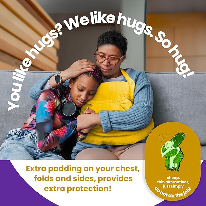 Mastectomy Pillow Post Op Pillow for Breast Surgery Recovery | Choose The Color for You | Hand Ice-Pack Pockets | Converts to Cloud Soft Cushion (Golden Rays)