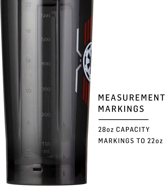 BlenderBottle Star Wars Shaker Bottle Pro Series Perfect for Protein Shakes and Pre Workout, 28-Ounce, Trench