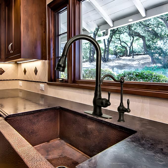 One-Handle Drinking Water Filter Faucet Water Purifier Faucet, Only for Cold Water (Oil Rubbed Bronze)