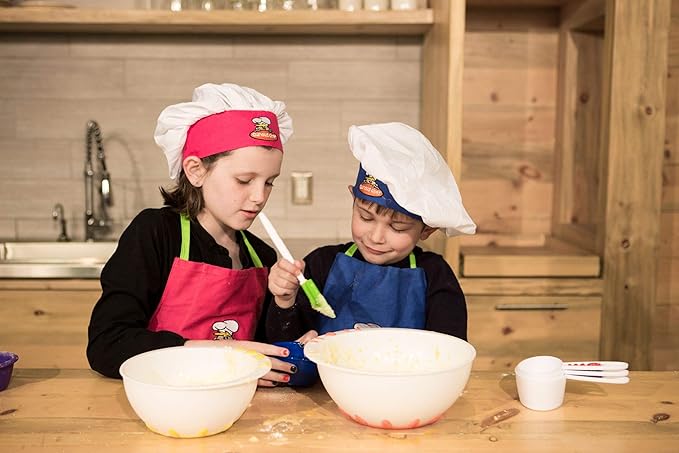 Curious Chef Medium Silicone Mixing Spatula for Kids, Dishwasher Safe, Made with BPA-Free Plastic, Real Kitchen Tool