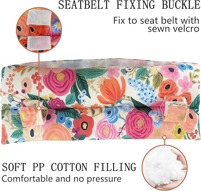 Mastectomy Pillow, Hysterectomy Pillow, Post Heart Surgery Seatbelt Pillow, C Section Recovery Pillow, Port Pillow for Chemo Patients, Pacemaker Seatbelt Protection, Breast Cancer Gifts for Women