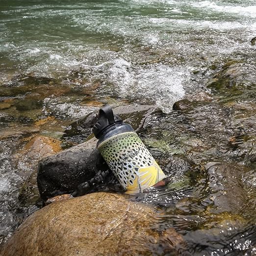 Epic Water Filters Nalgene OG | USA Made Bottle and Filter | Travel Water Bottle | Removes 99.99% Tap Water Impurities (48 Ounce, Rep Your Water)