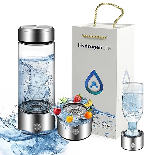 Hydrogen Water Bottle, Premium Hydrogen Water Bottle Generator, Suitable for Home, Travel, Sports and Healthy Gifting