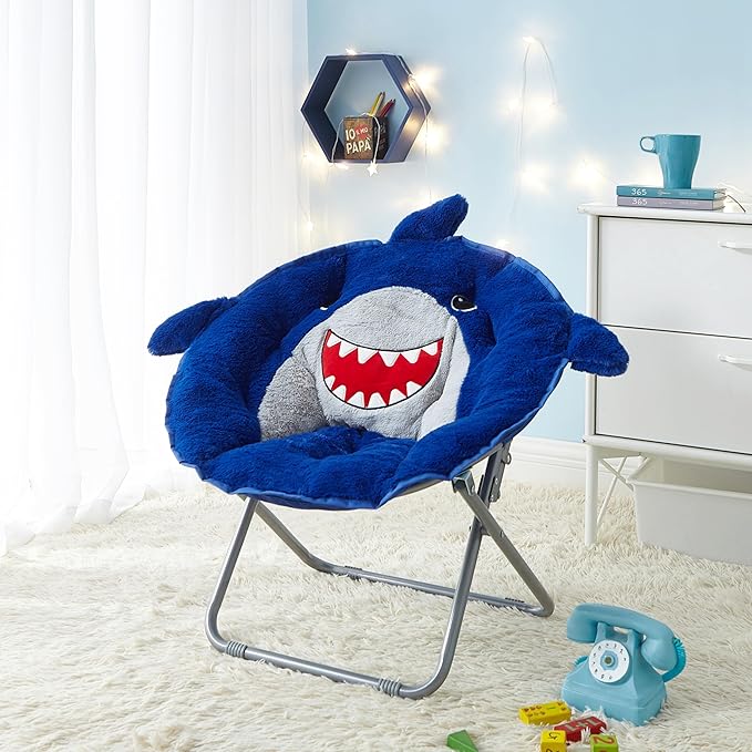Heritage Kids Character Saucer Chair, Shark