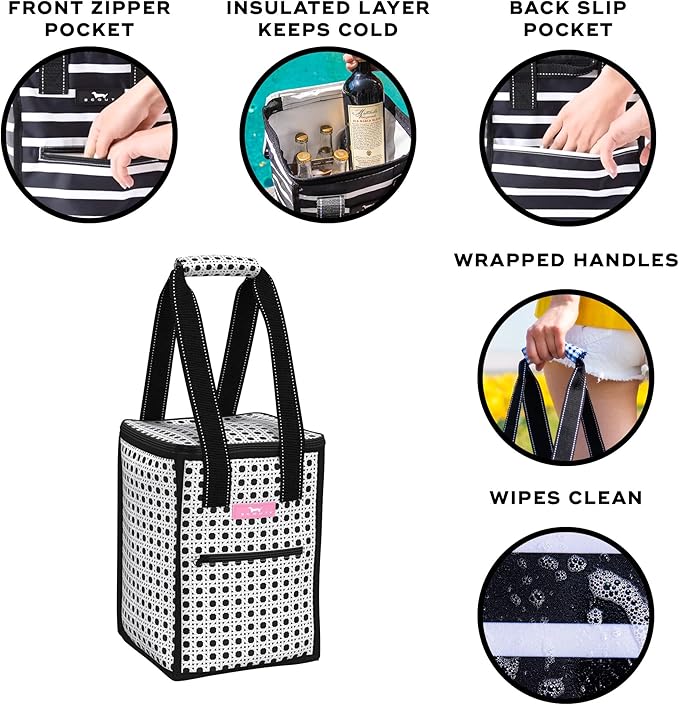 SCOUT Pleasure Chest - Soft, Lightweight, Insulated Cooler, Fits 5 Wine Bottles, Cooler for Beach, Pool, Boat, and Picnics