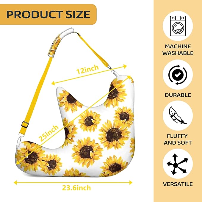 Rotator Cuff Pillow Post Shoulder Surgery Recovery Supplies Pillow,Providing Support for Post-Surgery Shoulder Comfortable Cotton Bag Pillow With an Detachable Design Post Surgery Shoulder Pillow