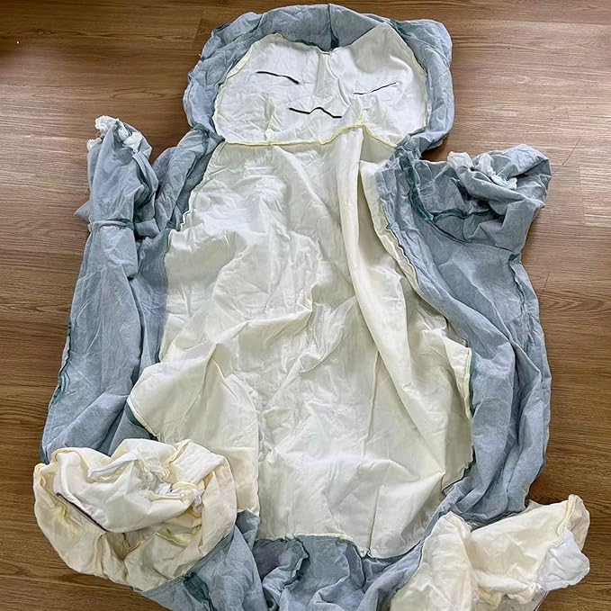 Giant Bean Bag Chair Cover Unstuffed Large Size Bed Pillow Plush Bean Bag for Holiday Birthday Gifts (200cm/78.7inch, Sleep style)