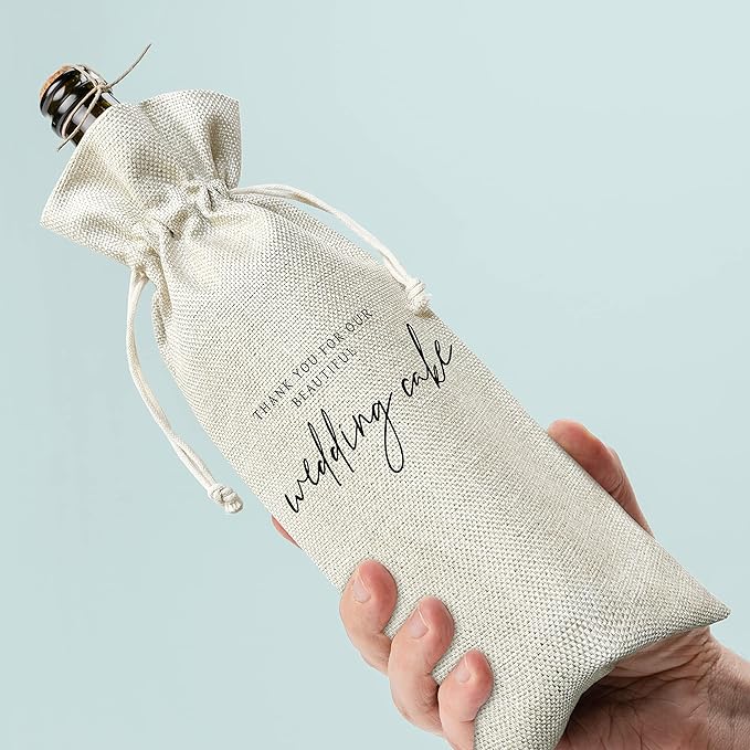 Wedding Gifts Wine Bag (1pc) - Pairs well with getting married, Engagement Gift for Couples, Gift for her, Engagement Wine Bag - Mr and Mrs Wedding Gift - Bride and Groom - Bridesmaid Gift- HiMo248