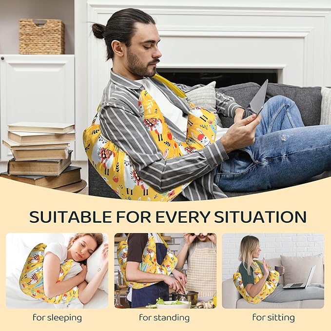 Rotator Cuff Pillow Post Shoulder Surgery Recovery Supplies Pillow,Providing Support for Post-Surgery Shoulder Comfortable Cotton Bag Pillow With an Detachable Design Post Surgery Shoulder Pillow