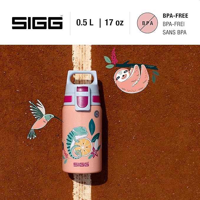 SIGG - Stainless Steel Kids Bottle - Shield One - Suitable For Carbonated Beverages - 17 Oz