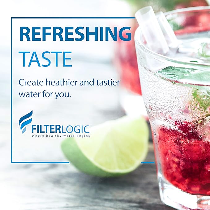 FilterLogic NSF Certified Pitcher Water Filter, Replacement for Brita® Classic 35557, OB03, Mavea® 107007, Replacement for Brita® Pitchers Grand, Lake, Capri, Wave and More (Pack of 6)