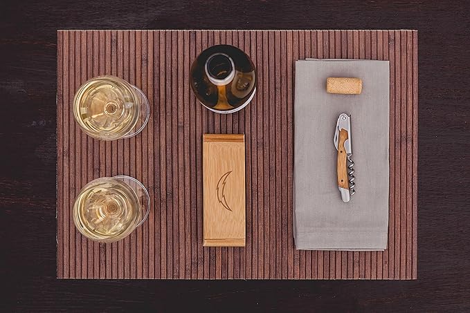 NFL Cincinnati Bengals Elan Engraved Tool Set, One Size, Bamboo